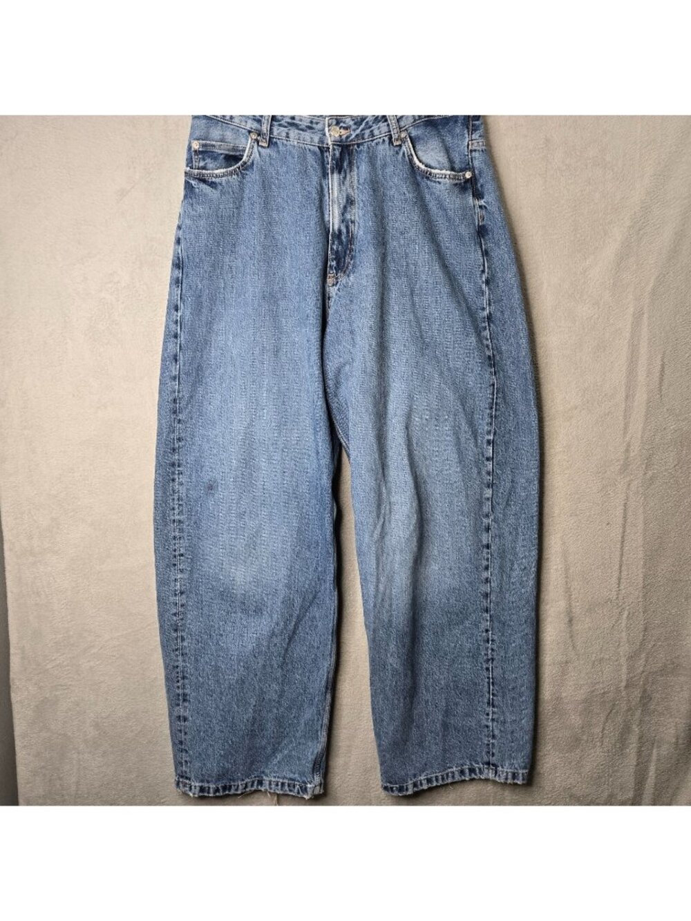 Zara Steven Meisel Women's Jeans Size 10 Wide Leg Super Baggy Flaw in Pic